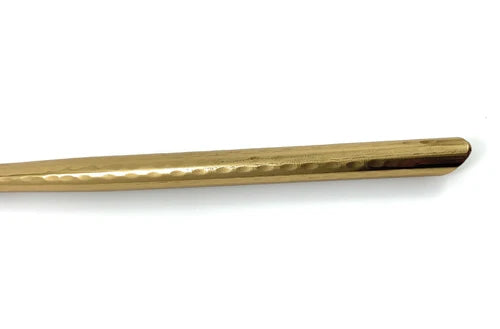 Golden Silverware Teaspoons/Dessert Spoons Set of 6